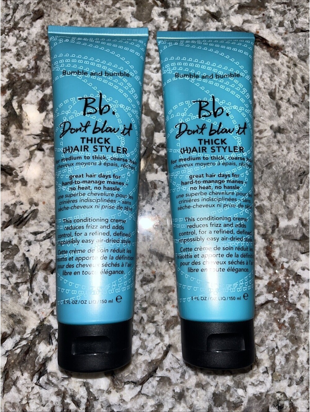 Lot of 2 Bumble and Bumble Don't Blow It Thick Hair Styler 150ml 5oz Coarse Hair
